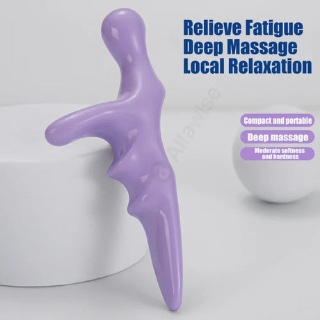 Manual Plastic Deep Tissue Thumb Acupressure Point Massager Tool - Omega Lifestyles