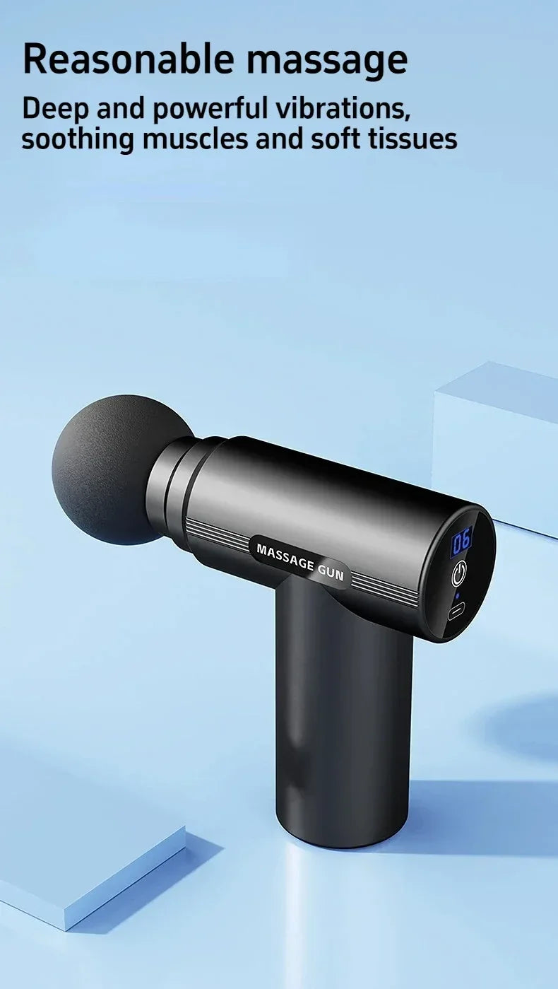 USB Mini Portable Muscle Relaxation Massage Gun - Omega Lifestyles