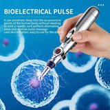 5-Head Electric Acupuncture Point Massage Pen Pain Relief - Omega Lifestyles