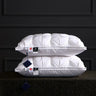 95% Goose Down Like Anti-Snore Cotton Sleeping Pillow 48x74cm Low - Omega Lifestyles
