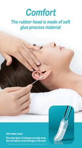 Pack Of 24 Soft Rubber Tip Sticky Ear Cleaning Cotton Swabs - Omega Lifestyles