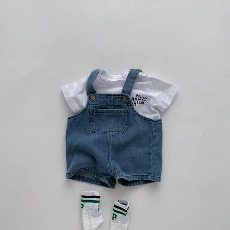 2-Piece Summer Cotton Polyester Baby Clothing Set - Omega Lifestyles