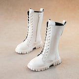 Kids Unisex Winter Knee-High Square Heel Fashion Boots