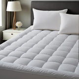 Quilted Cooling Cotton Deep Pocket Mattress Protector - Omega Lifestyles