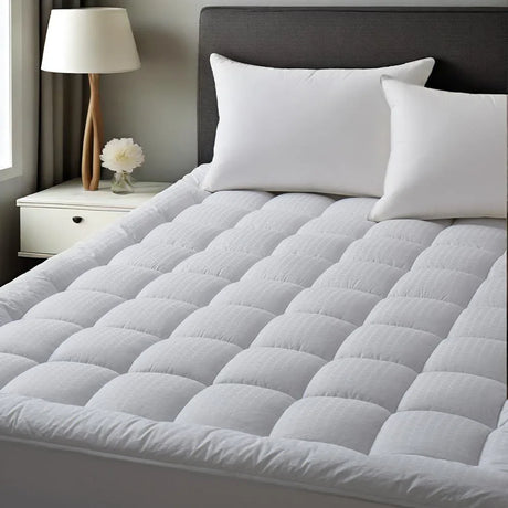 Quilted Cooling Cotton Deep Pocket Mattress Protector - Omega Lifestyles