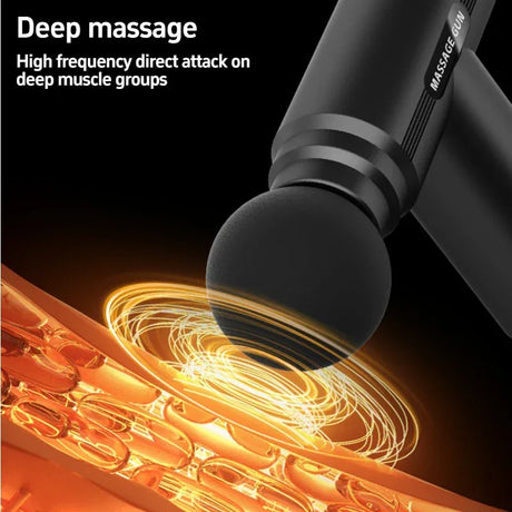 Compact USB Mini Muscle Relaxation Massage Gun With LED Display - Omega Lifestyles