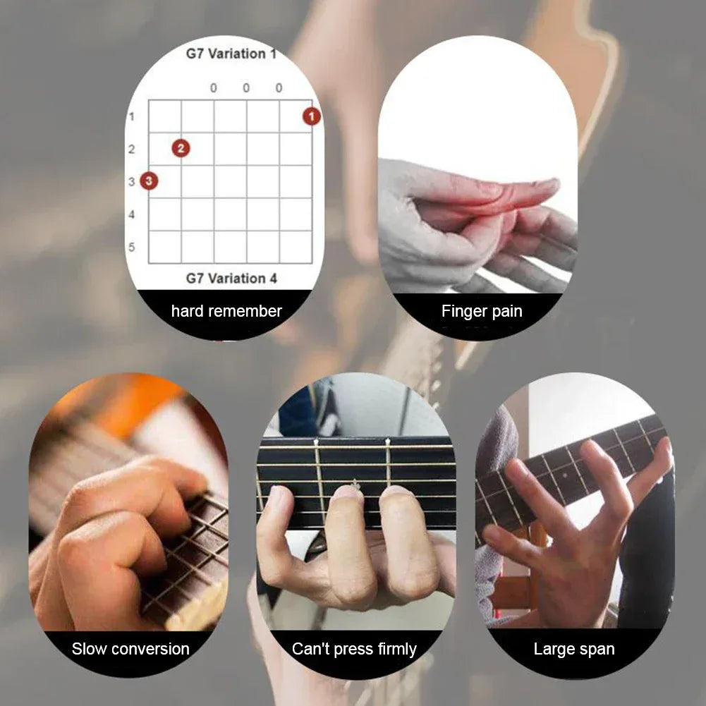Guitar Chord Presser Beginner Learning Tool - Omega Lifestyles
