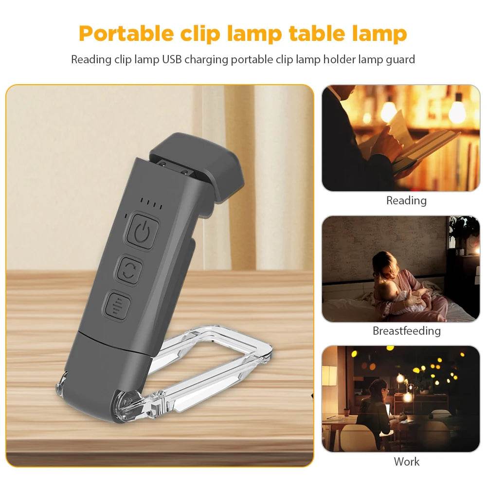 USB Rechargeable Eye Protection LED Bookmark Reading Light