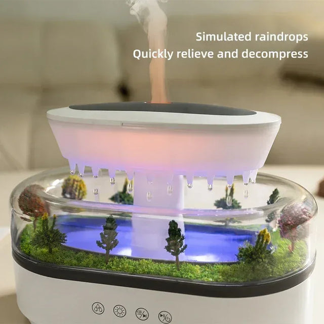 Ultrasonic Aromatherapy Diffuser With Colorful Nightlight - Omega Lifestyles