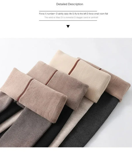 Kids Winter Thick Cotton Elastane Warm Leggings - Omega Lifestyles