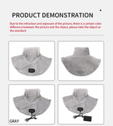 Electric Heating Plush Neck Shoulder Wrap With Vibration - Omega Lifestyles