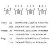 3-Piece Reversible Silky Satin Comforter Bedding Set - Omega Lifestyles