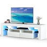 Modern 63-Inch RGB LED Storage Drawer TV Stand