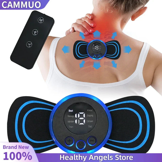 Mini Electric EMS Neck Massager With 8 Modes 19 Gears - Omega Lifestyles