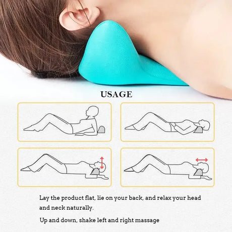 Ergonomic Cervical Neck Massage Pillow For Pain Relief - Omega Lifestyles
