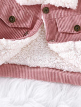 Unisex Baby Winter Cotton Corduroy Jacket - Omega Lifestyles