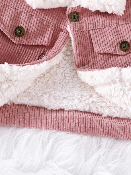 Unisex Baby Winter Cotton Corduroy Jacket - Omega Lifestyles