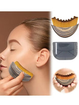 Lymphatic Contour Wooden Facial Massage Brush - Omega Lifestyles