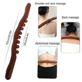 Full Body Carbonized Wood Gua Sha Massage Stick - Omega Lifestyles