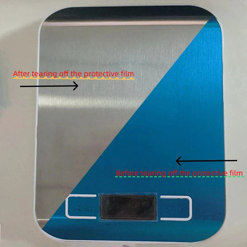 Digital Kitchen Scale Stainless Steel Panel With LED Display - Omega Lifestyles