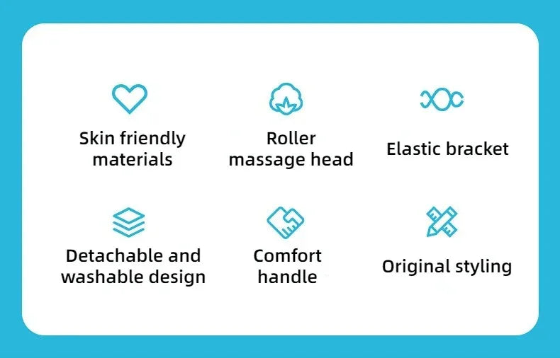 Manual 6-Ball Neck Massage Roller Relaxation Device - Omega Lifestyles