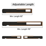 Extendable Reversible Engineered Wood TV Stand With Drawers