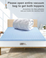 4-Inch Dual Layer Pillow Top Memory Foam Mattress Topper