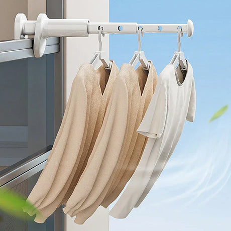 Foldable Portable Window Frame Clothes Drying Rack - Omega Lifestyles
