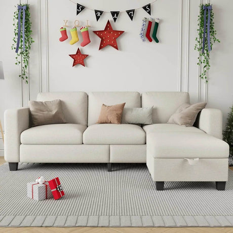 L-Shaped Modular Sectional Sofa With Storage - Omega Lifestyles