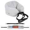Travel Neck Pillow With Velvet Cover And Storage Bag - Omega Lifestyles