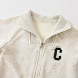 Baby Winter Thick Cotton Knit Zippered Romper - Omega Lifestyles