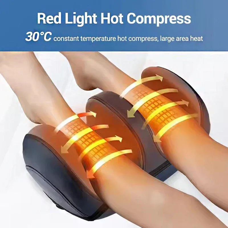 Electric Shiatsu Heated Foot Massager With Kneading Therapy - Omega Lifestyles
