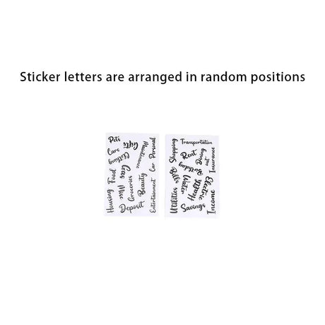 PU Leather A6 Budget Binder Notebook With Cash Envelopes Organizer - Omega Lifestyles