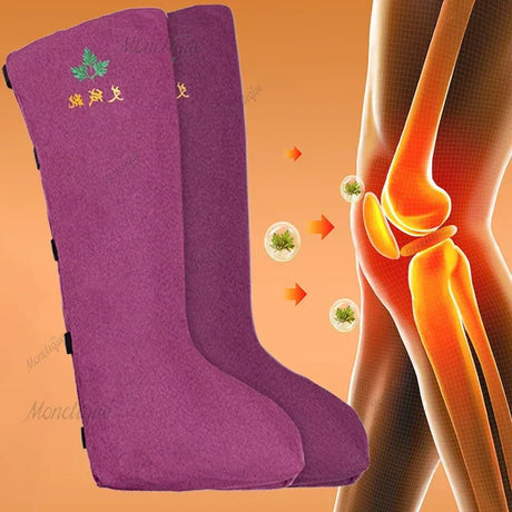 Electric Calf Heating Massager With Mugwort Compress - Omega Lifestyles