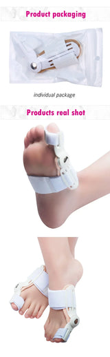 Pair Of Hallux Valgus Toe Bunion Corrector Splint - Omega Lifestyles