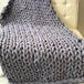 Chunky Knitted Chenille Blanket - Sleep Galleria