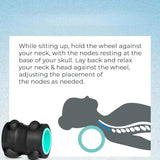 Cervical Neck Massager Compact PU ABS Pain Relief Device - Omega Lifestyles