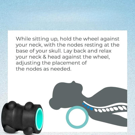 Cervical Neck Massager Compact PU ABS Pain Relief Device - Omega Lifestyles