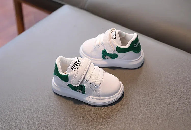 Breathable Unisex Toddler Leather Casual Sneakers Ages 4-6 - Omega Lifestyles