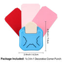 3-Way Ergonomic Paper Corner Rounder Punch Tool - Omega Lifestyles