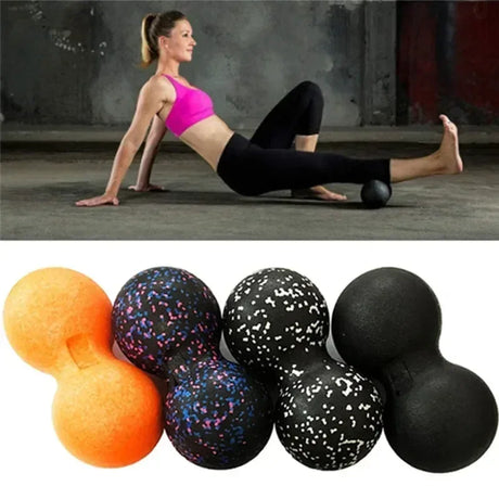 EPP Double Lacrosse Massage Ball For Deep Tissue Pain - Omega Lifestyles