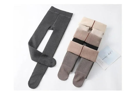 Kids Winter Thick Cotton Elastane Warm Leggings - Omega Lifestyles