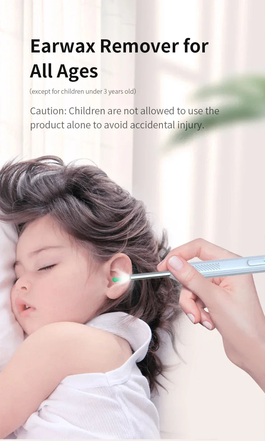 Wireless Visual Ear Cleaner With Camera Endoscope Tool - Omega Lifestyles