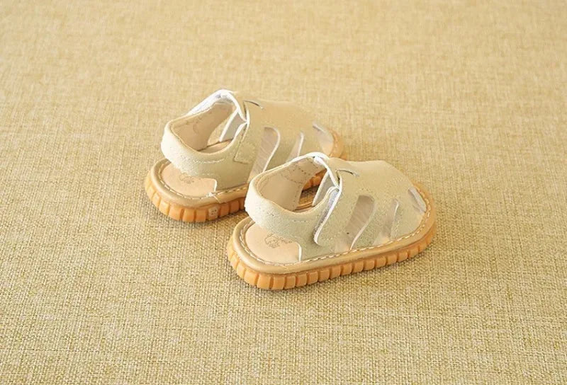 Baby Anti-Slippery Sound Sole Soft Indoor Toddler Sandals - Omega Lifestyles