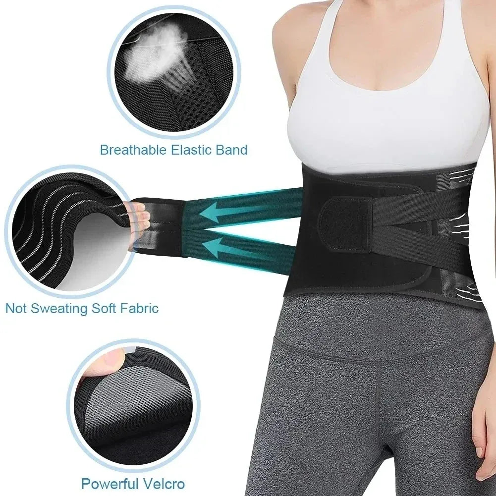 Adjustable Breathable Orthopedic Back Lumbar Support Belt - Omega Lifestyles