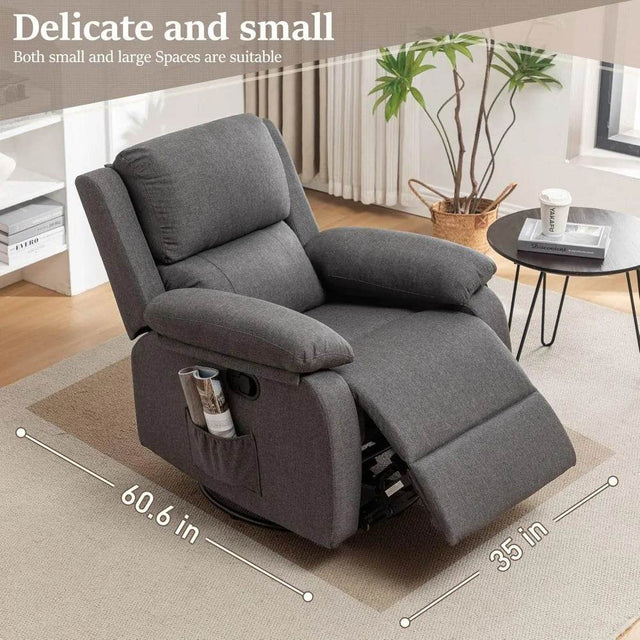 360-Degree Swivel Rocker Recliner Chair - Omega Lifestyles