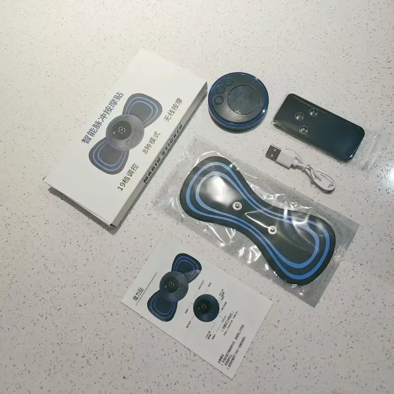 Electric Pulse Neck Massage Device With Remote Control - Omega Lifestyles