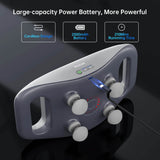 4-Head Deep Tissue Massage Gun with 3 Speed Levels - Omega Lifestyles