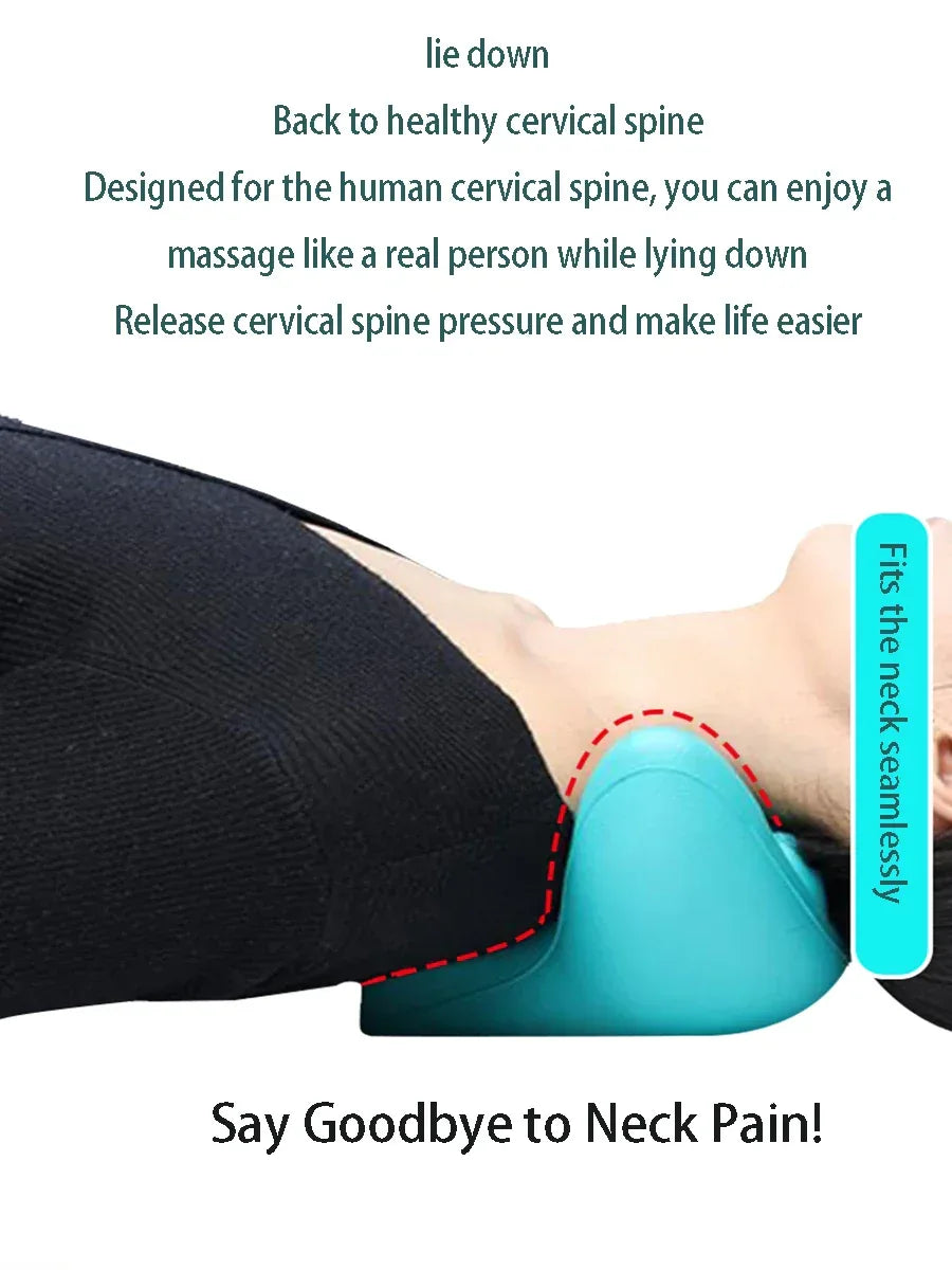 Cervical Traction Neck Massage Pillow For Pain Relief - Omega Lifestyles