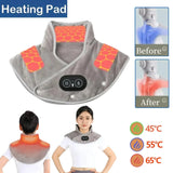 Electric Heating Neck Shoulder Pad With Vibration Massage - Omega Lifestyles